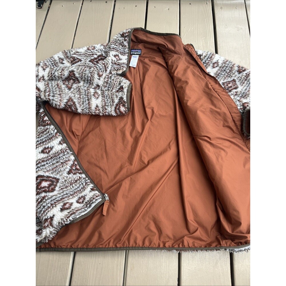 PATAGONIA Men's All-Over Print Classic Retro-X Fleece Jacket Full Zip Large - Picture 11 of 14